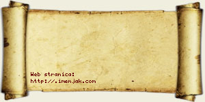 Mila Perušinović vizit kartica